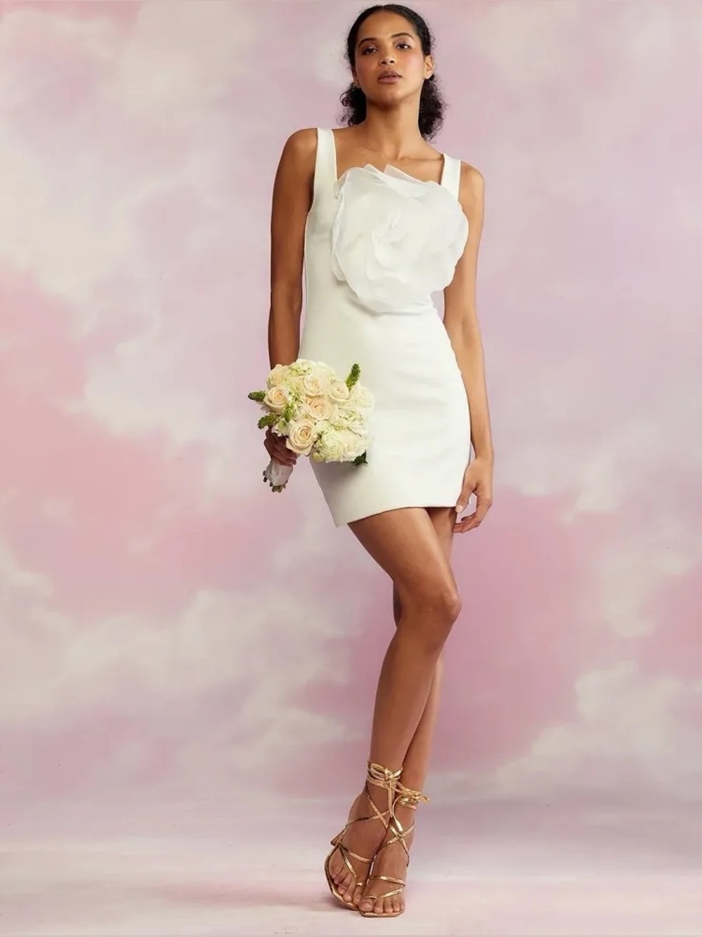NWT Cynthia Rowley Sofia Organza Flower Dress 4